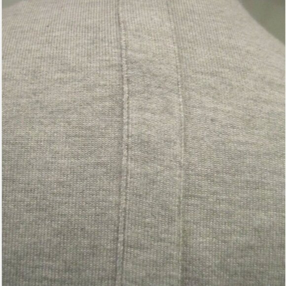 Ellen Tracy GRAY viscose nylon Cardigan Duster Drop Shoulder Pockets M worn once - Picture 5 of 8